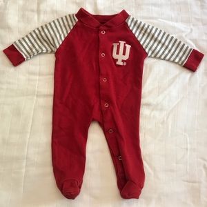 Indiana University Footed Sleeper